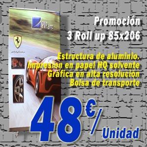 Promoción Roll Up 85x200