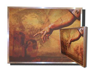 Canvas sobre marco metálico
