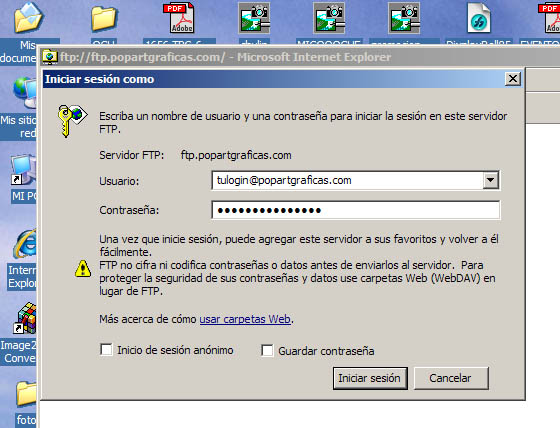Envíos ftp paso 4